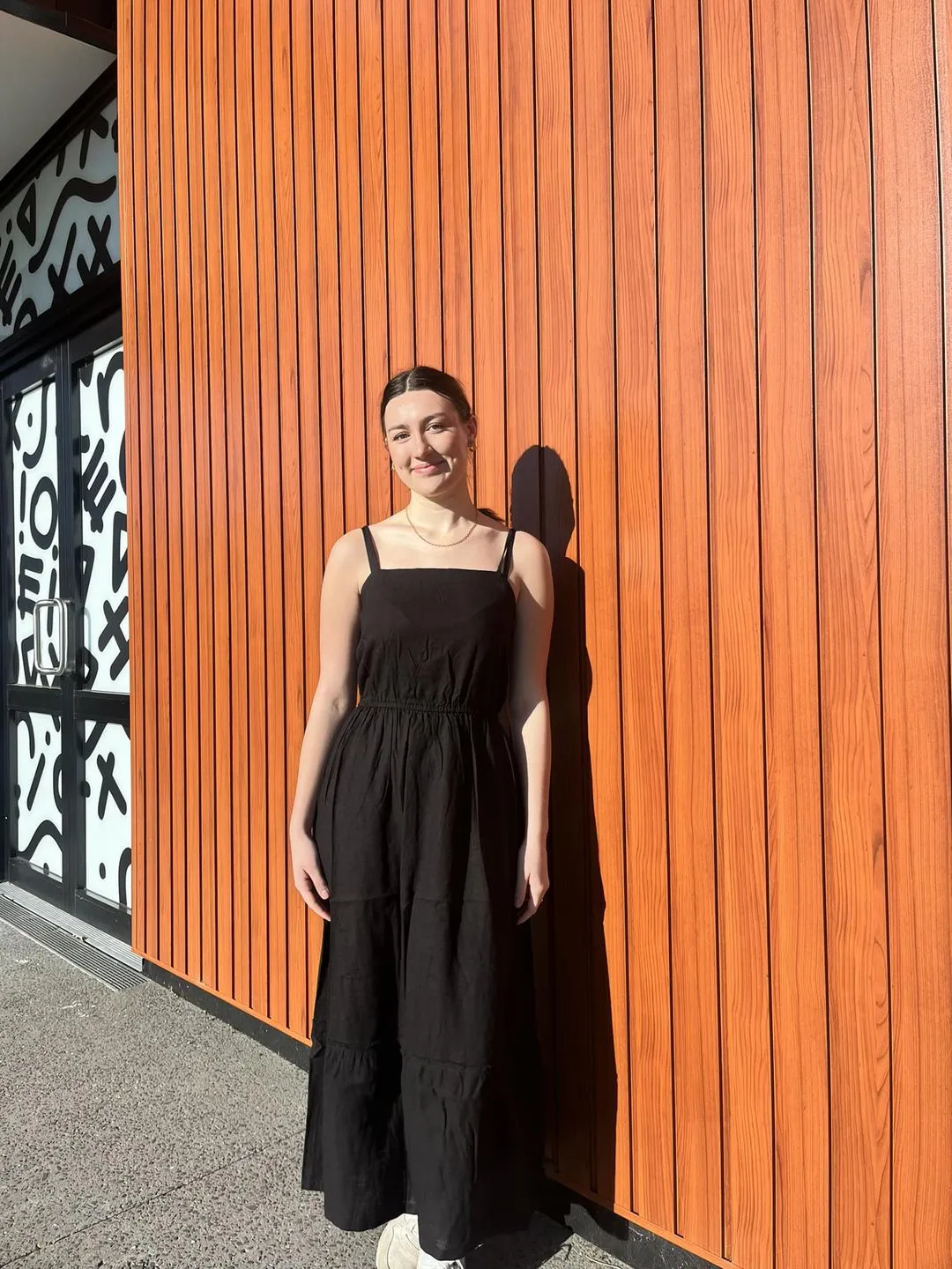 All About Eve Luxe Linen Maxi Dress Black