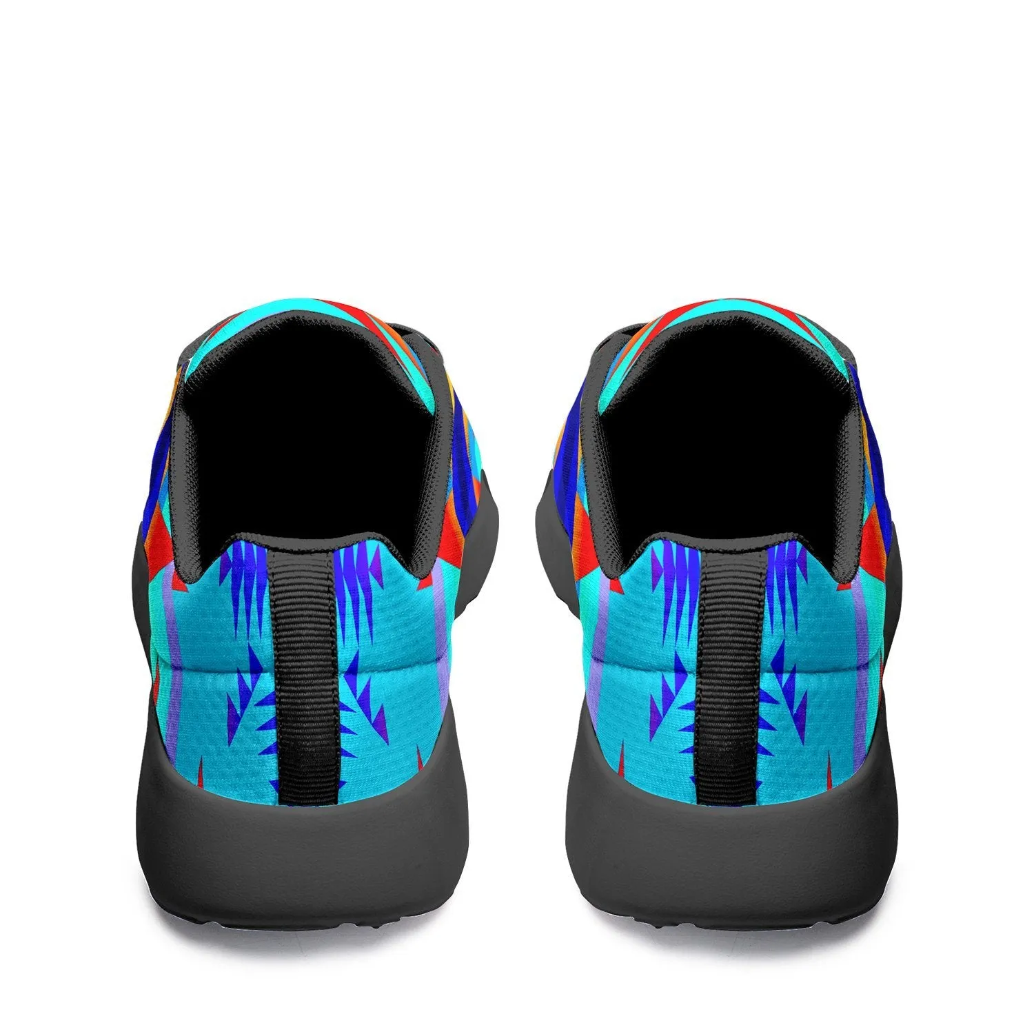 Between the Mountains Blue Ikkaayi Sport Sneakers
