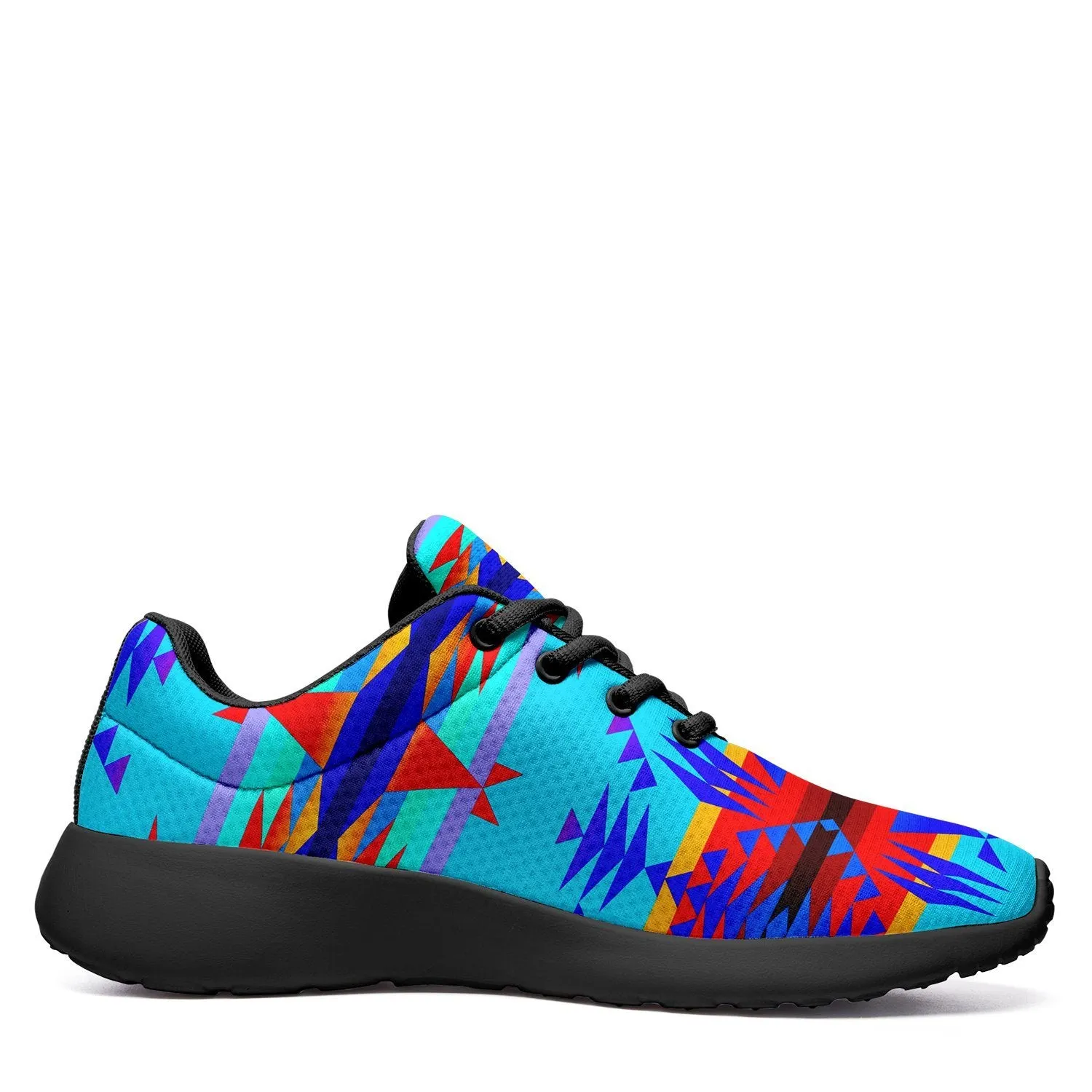 Between the Mountains Blue Ikkaayi Sport Sneakers