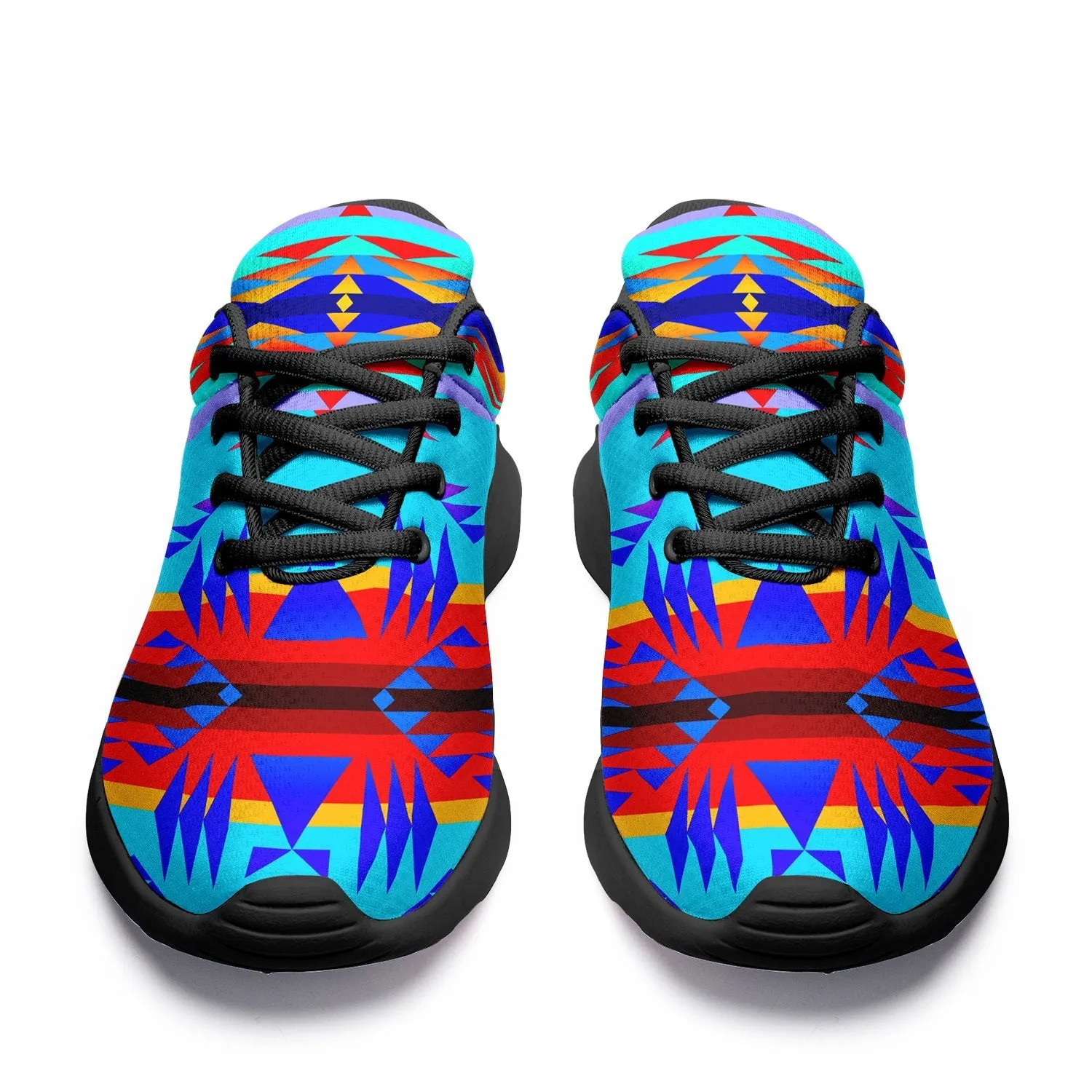 Between the Mountains Blue Ikkaayi Sport Sneakers