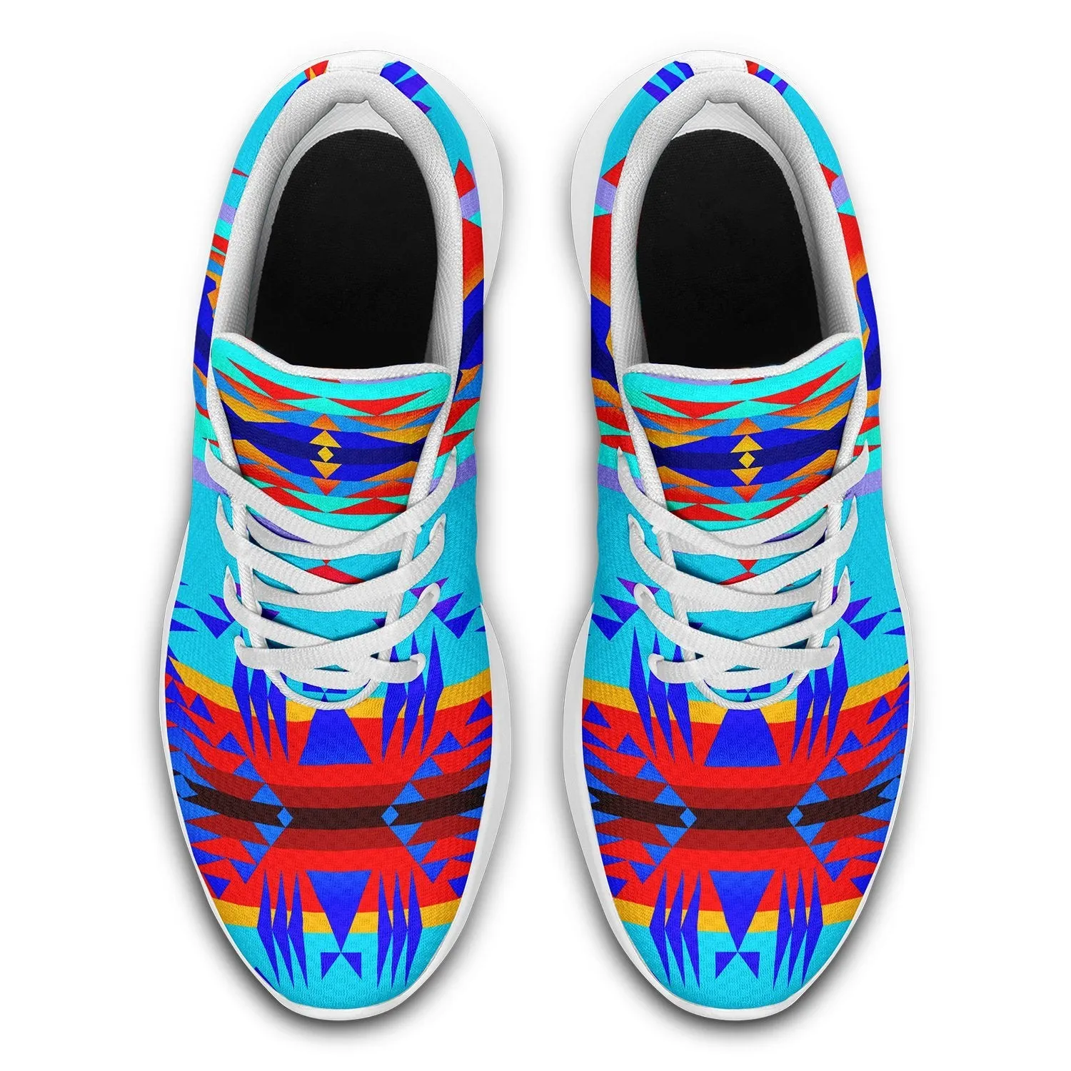 Between the Mountains Blue Ikkaayi Sport Sneakers