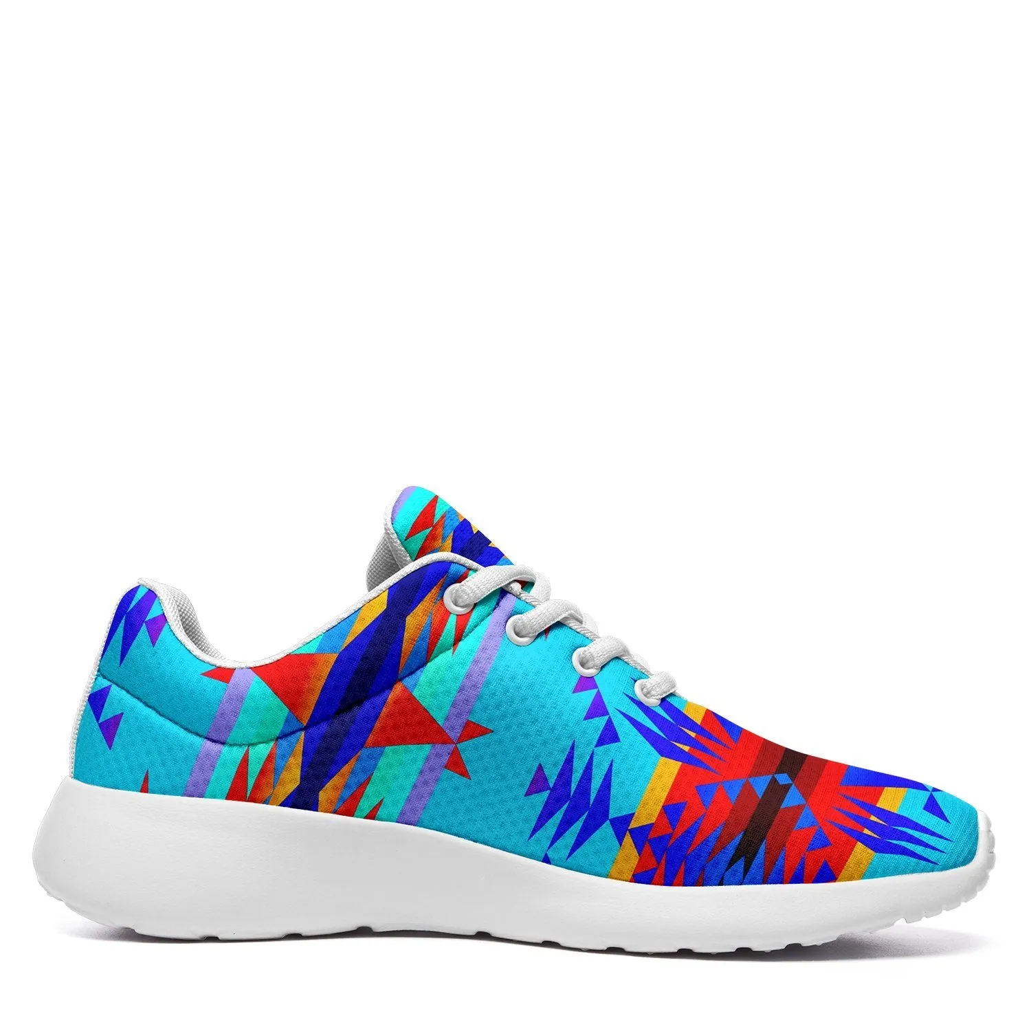 Between the Mountains Blue Ikkaayi Sport Sneakers