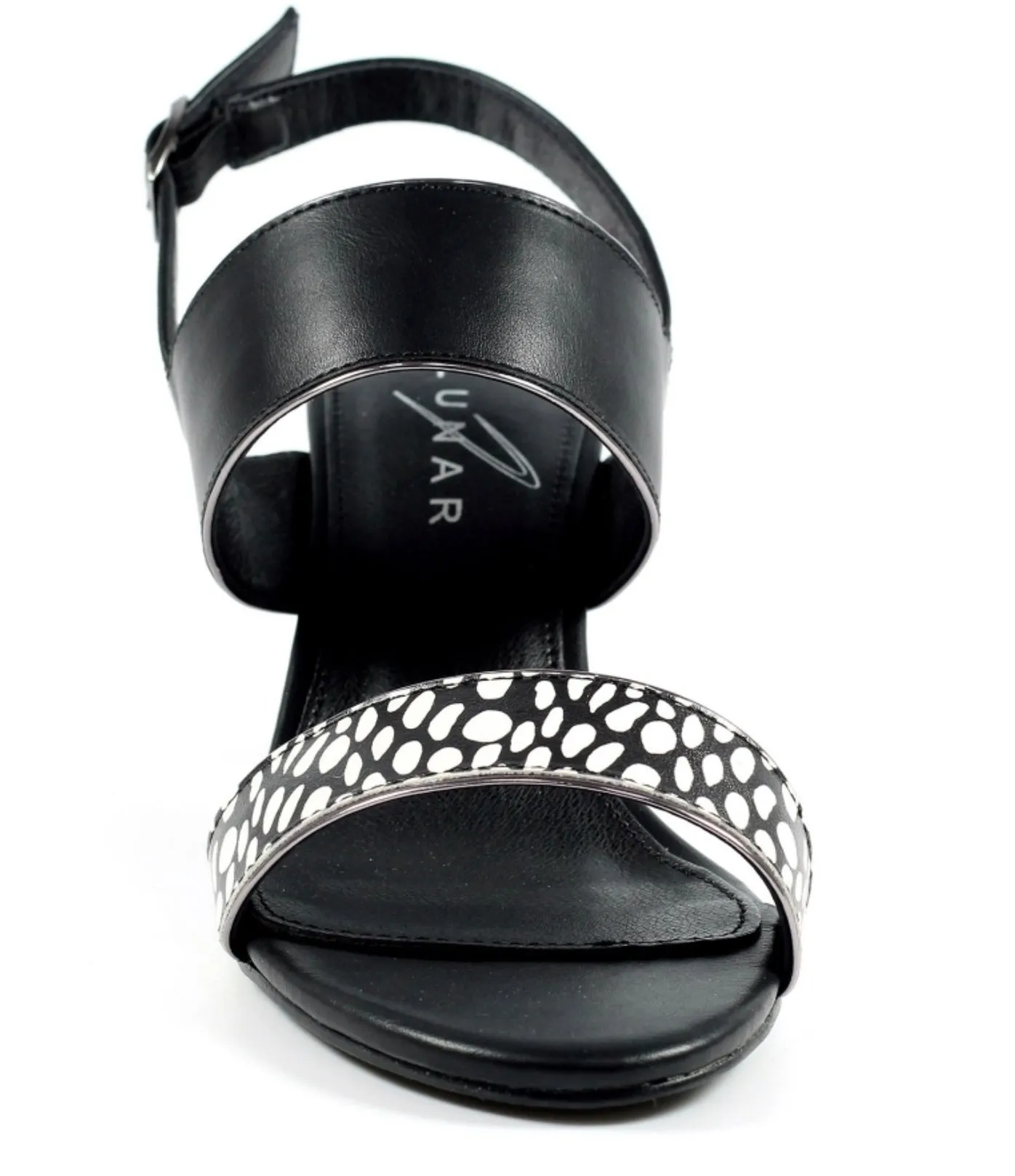 BLACK DARLA HEELED SANDAL