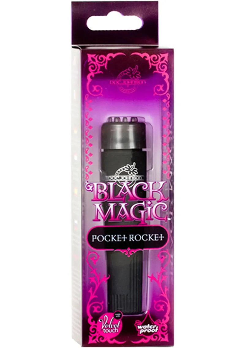 Black Magic Pocket Rocket Velvet Touch Waterproof