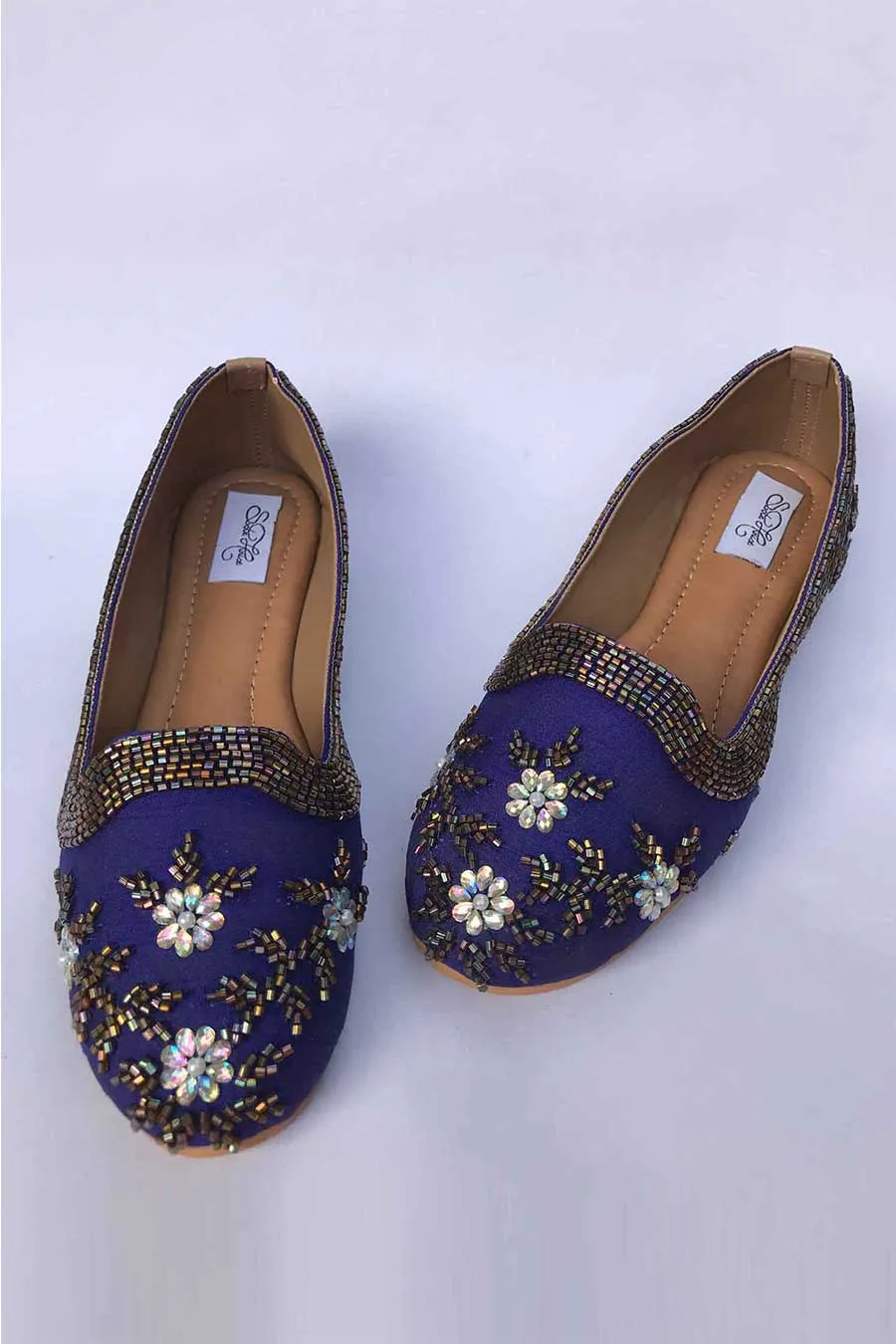 Blue Kutdana Loafers
