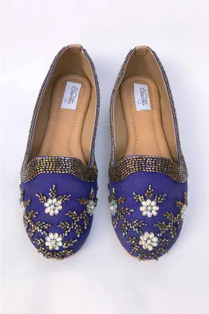 Blue Kutdana Loafers