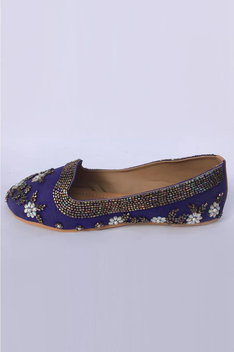 Blue Kutdana Loafers