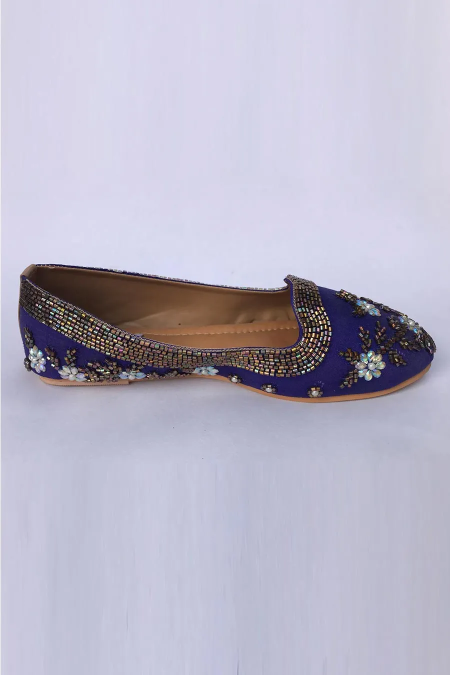 Blue Kutdana Loafers