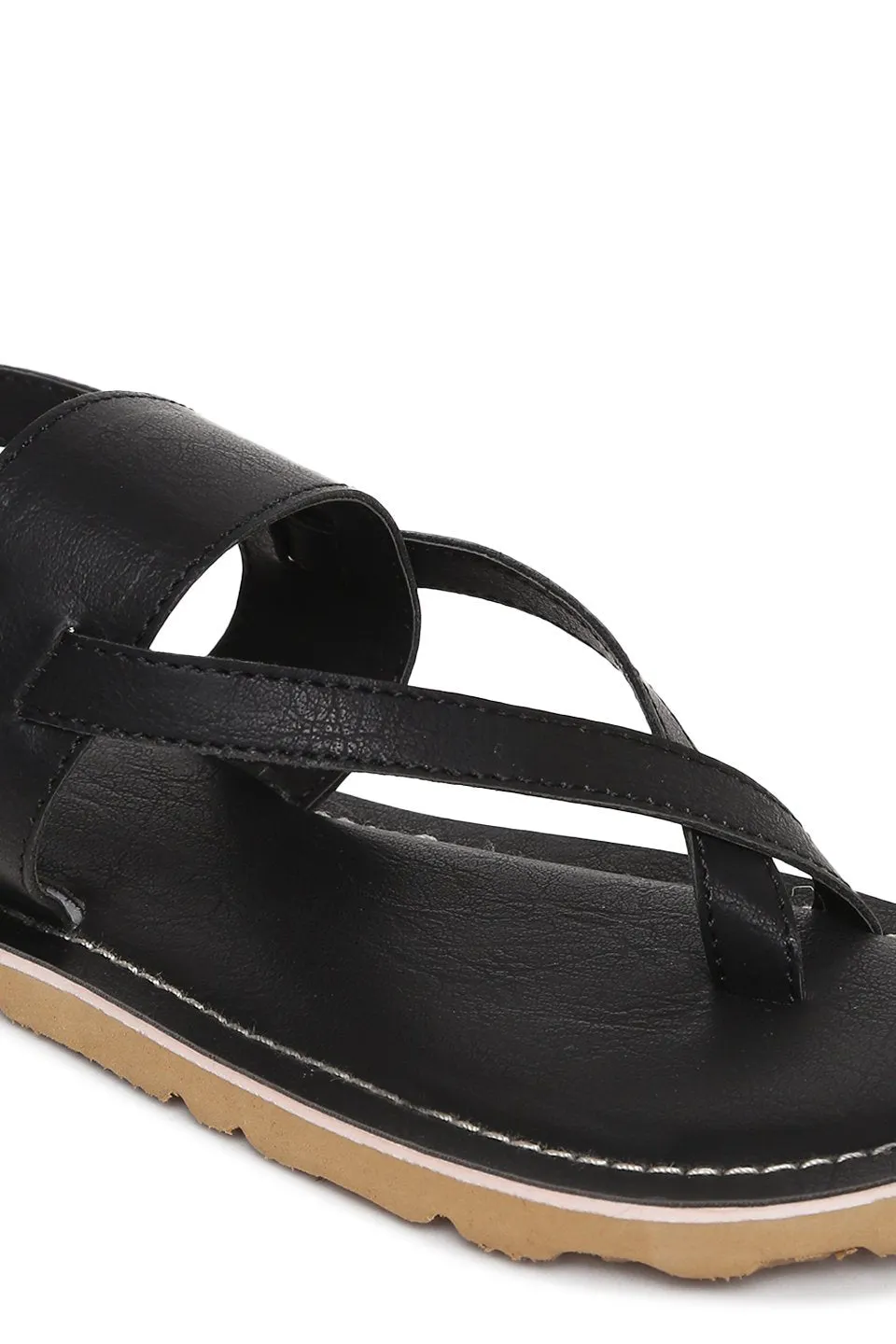 Boys Black Nawab Sandal
