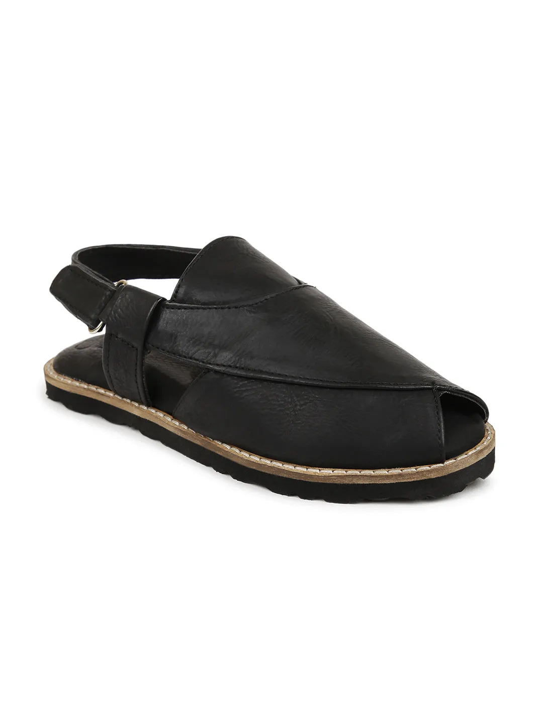 Boys Black Peshawari Shoes