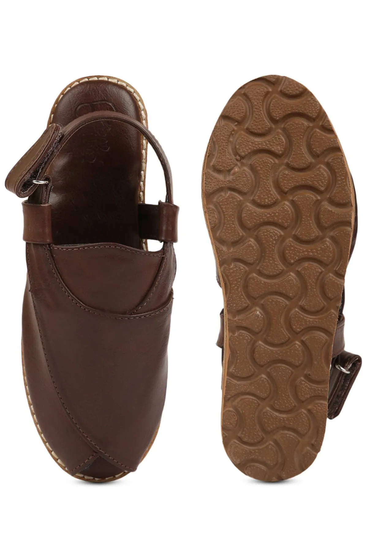 Boys Brown Peshawari Shoes
