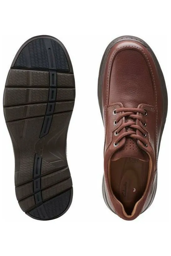 Clarks Un Brawley Lace mahogany