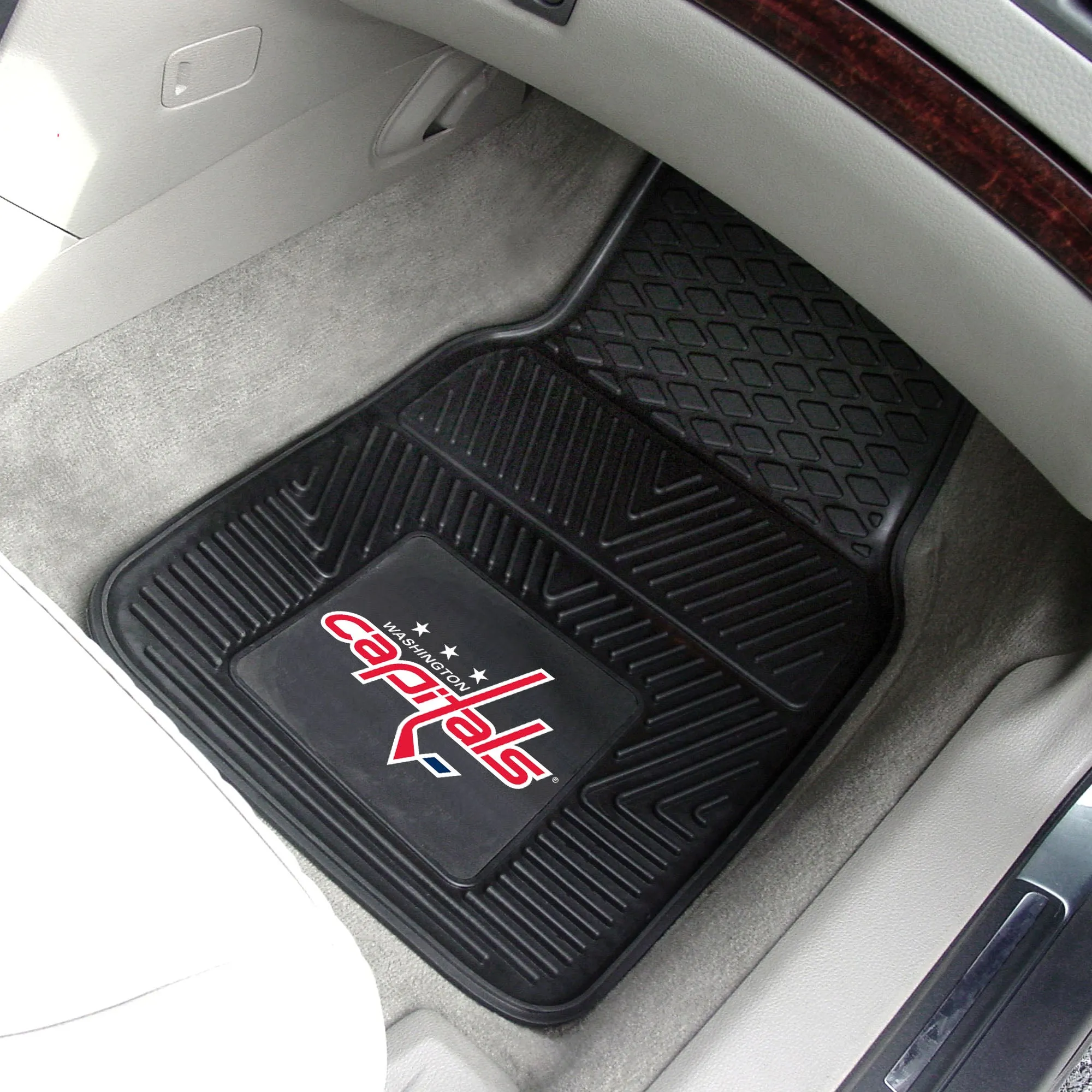 Fanmats Washington Capitals Heavy Duty Car Mat Set - 2 Pieces