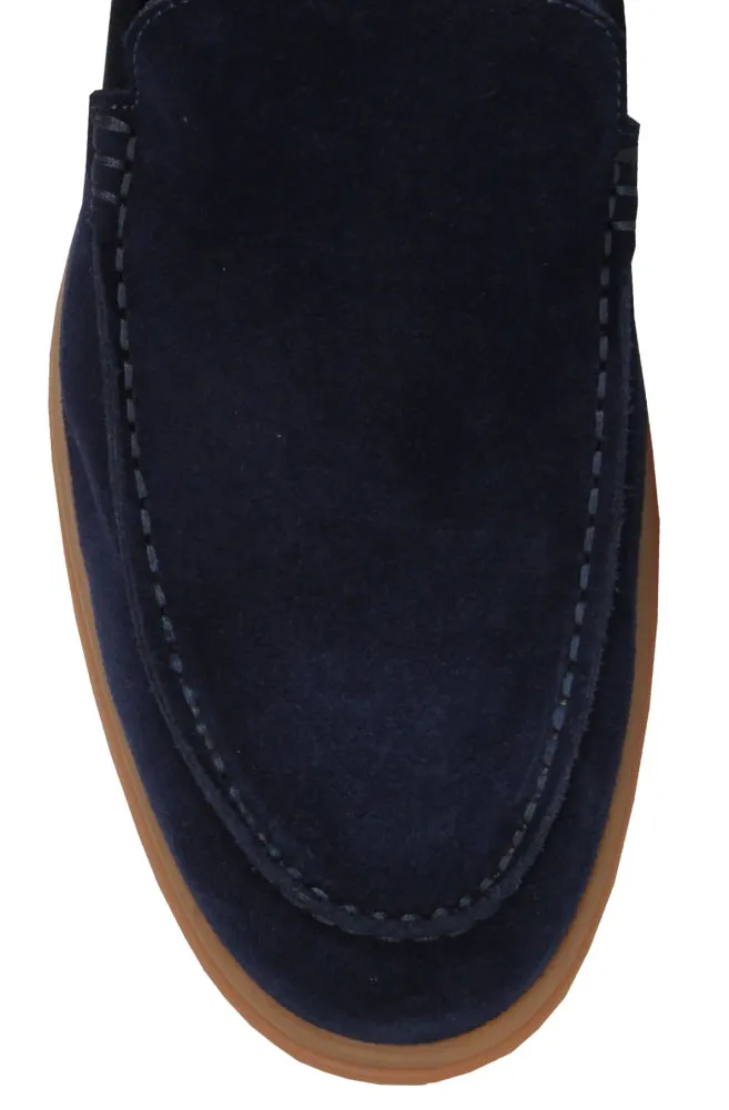 Fiori Di Lusso Blue  Loafers