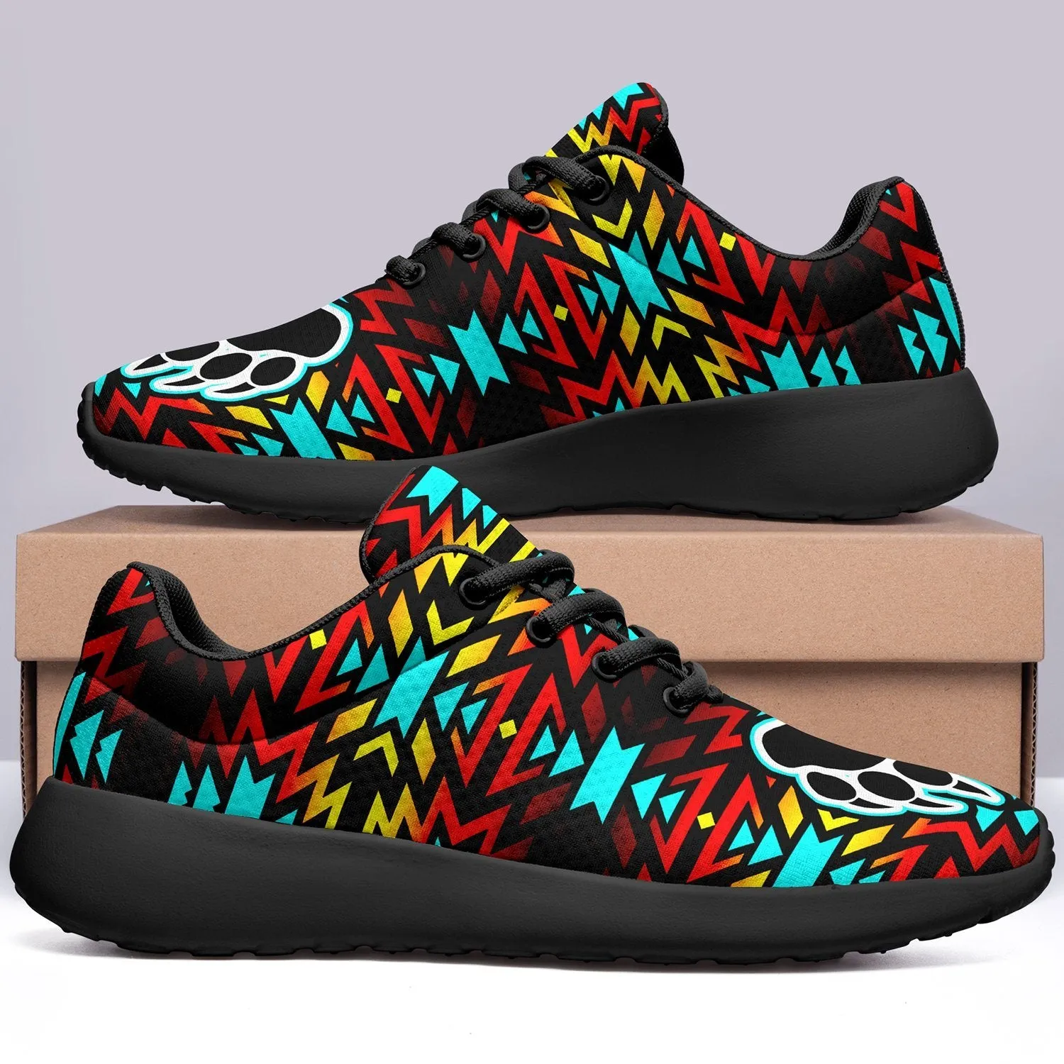 Fire Colors and Turquoise Bearpaw Ikkaayi Sport Sneakers