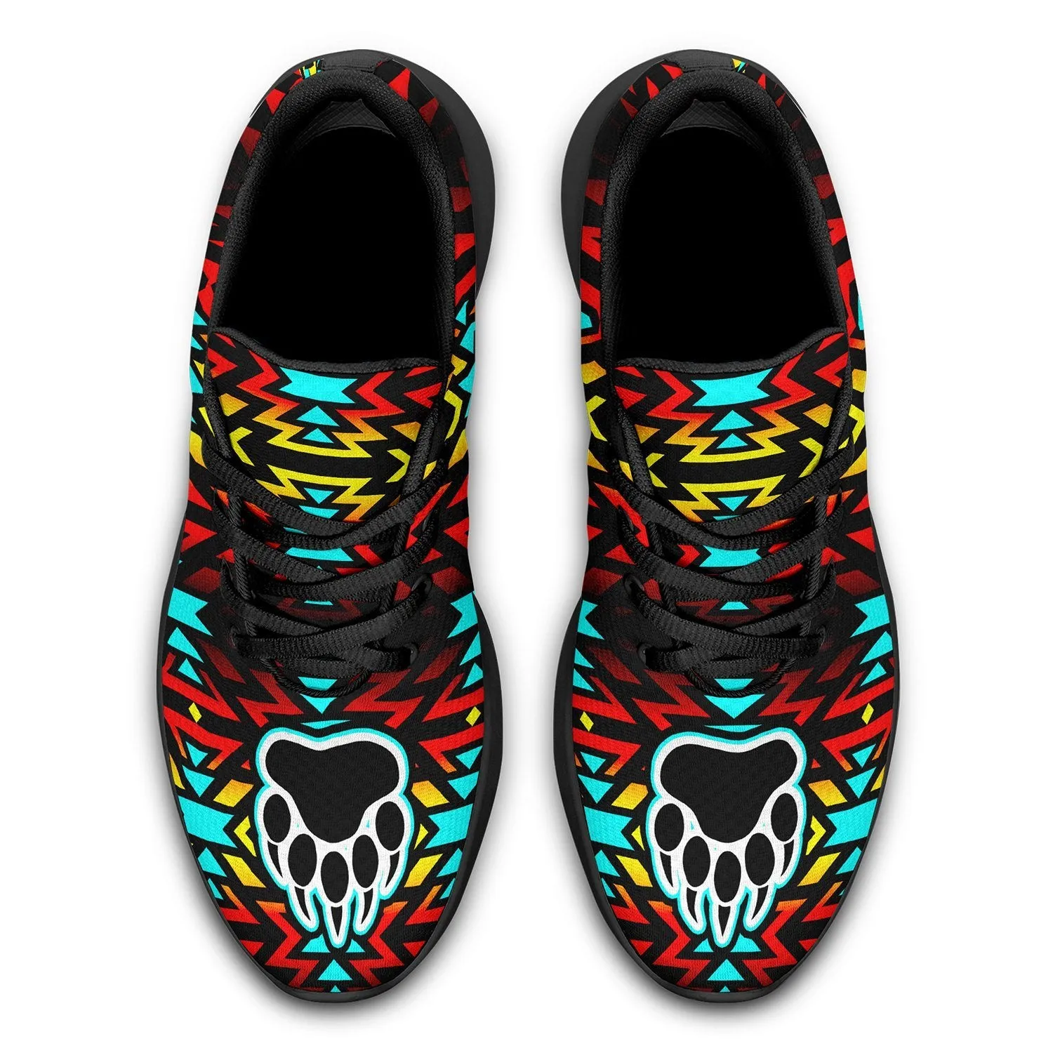 Fire Colors and Turquoise Bearpaw Ikkaayi Sport Sneakers