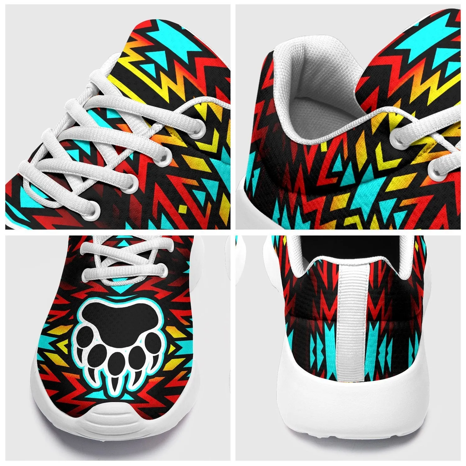 Fire Colors and Turquoise Bearpaw Ikkaayi Sport Sneakers