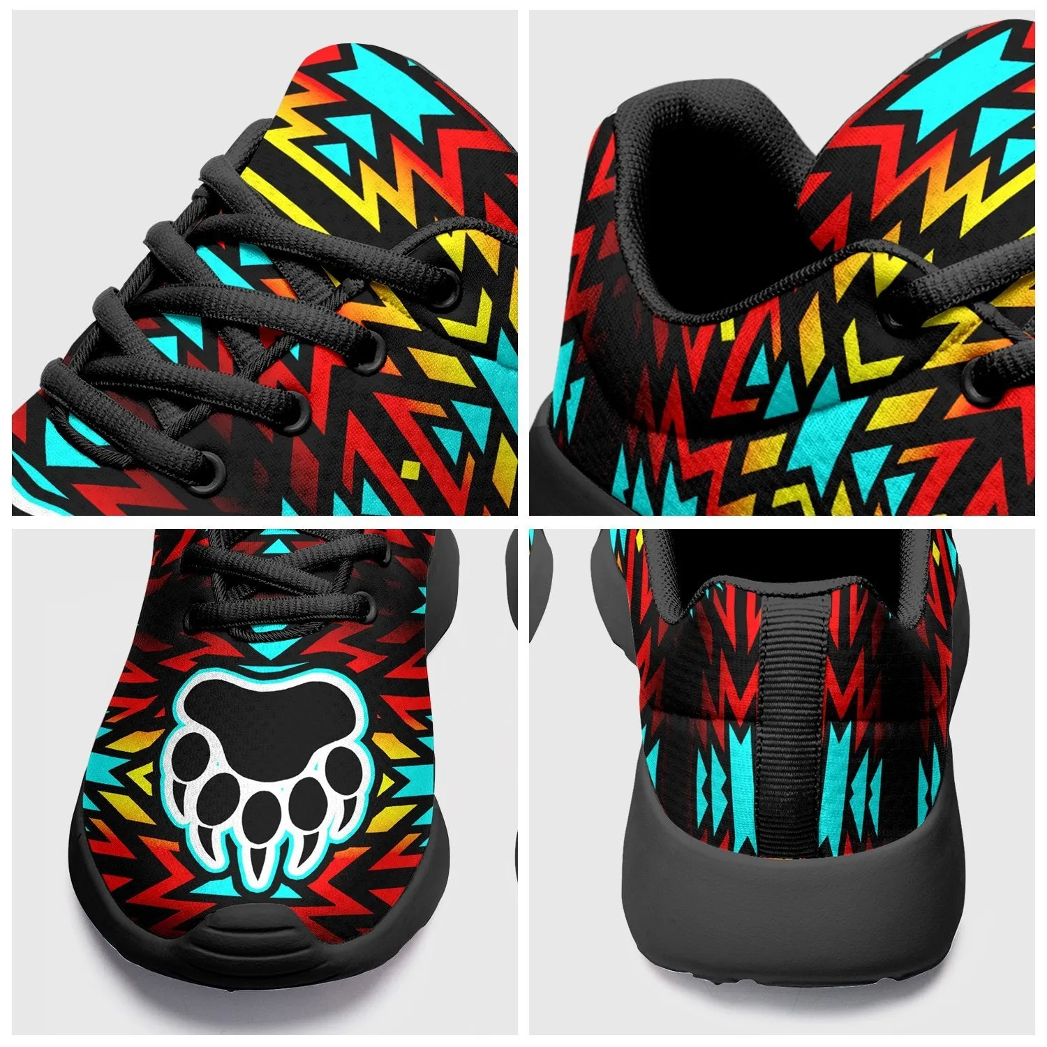 Fire Colors and Turquoise Bearpaw Ikkaayi Sport Sneakers