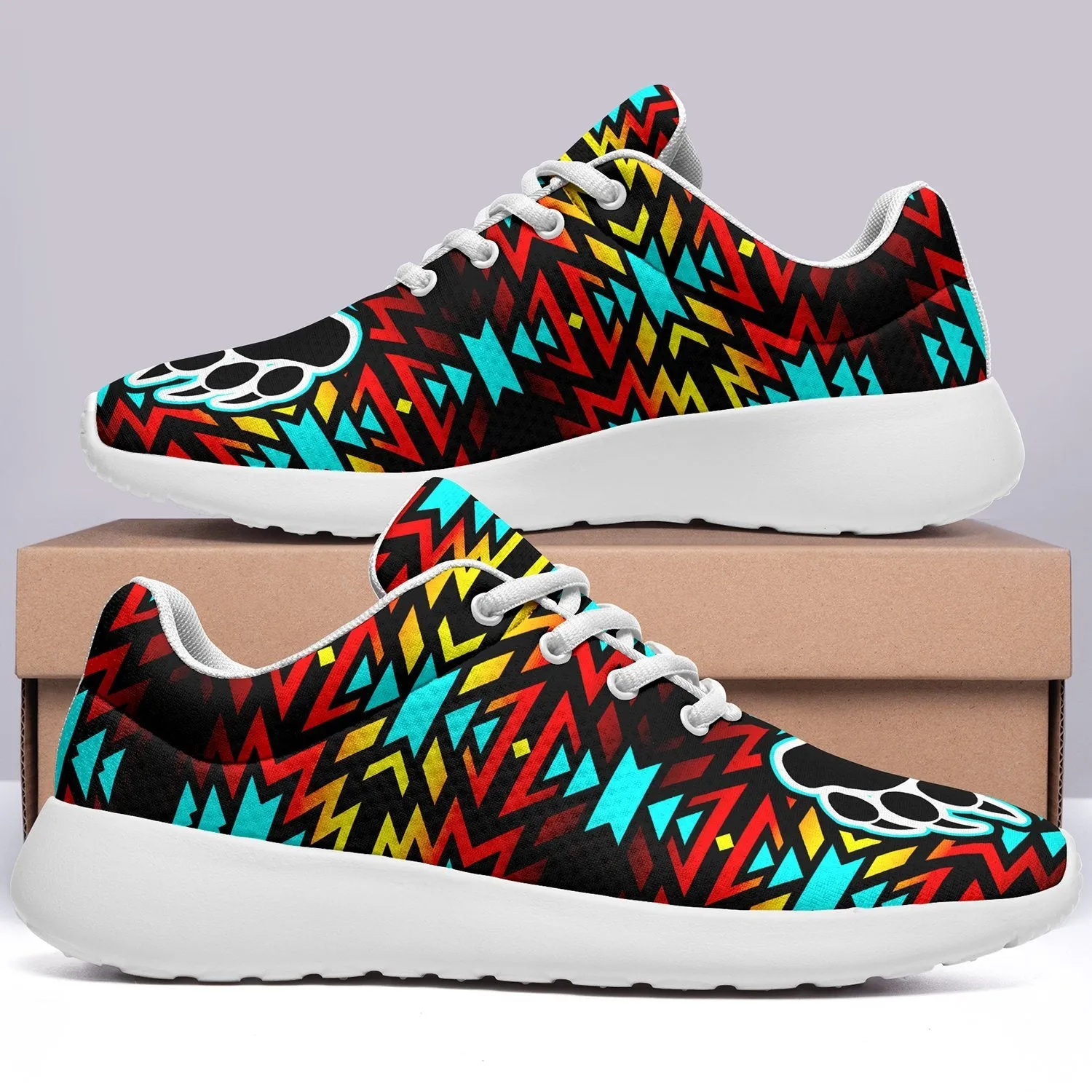 Fire Colors and Turquoise Bearpaw Ikkaayi Sport Sneakers