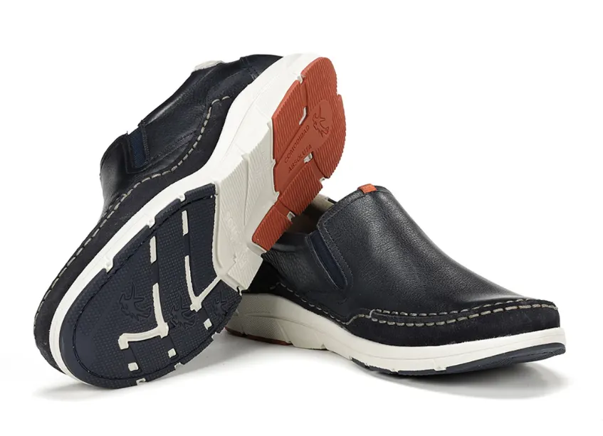 Fluchos Men's KAI F1985 Slip On shoes Dark Blue