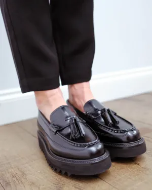 Grenson Brie shine loafer in black