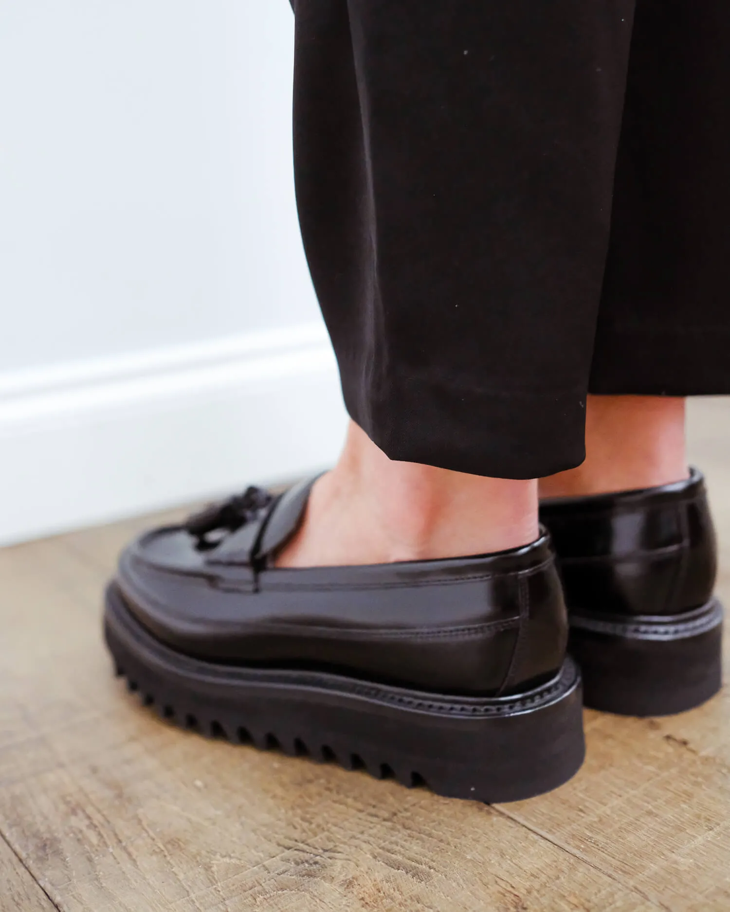 Grenson Brie shine loafer in black