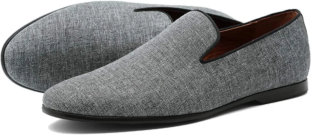 Grey Casual Loafers