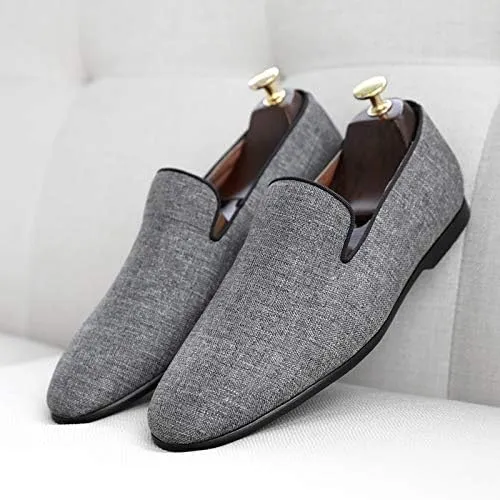 Grey Casual Loafers