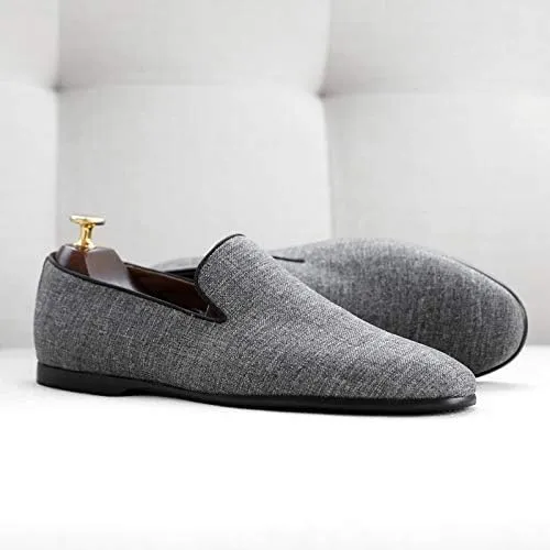 Grey Casual Loafers