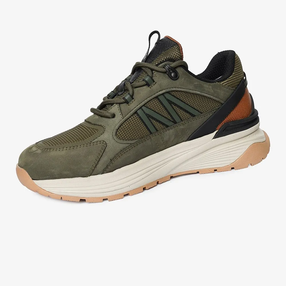 Greyder Men's Stylish Sneakers in Khaki