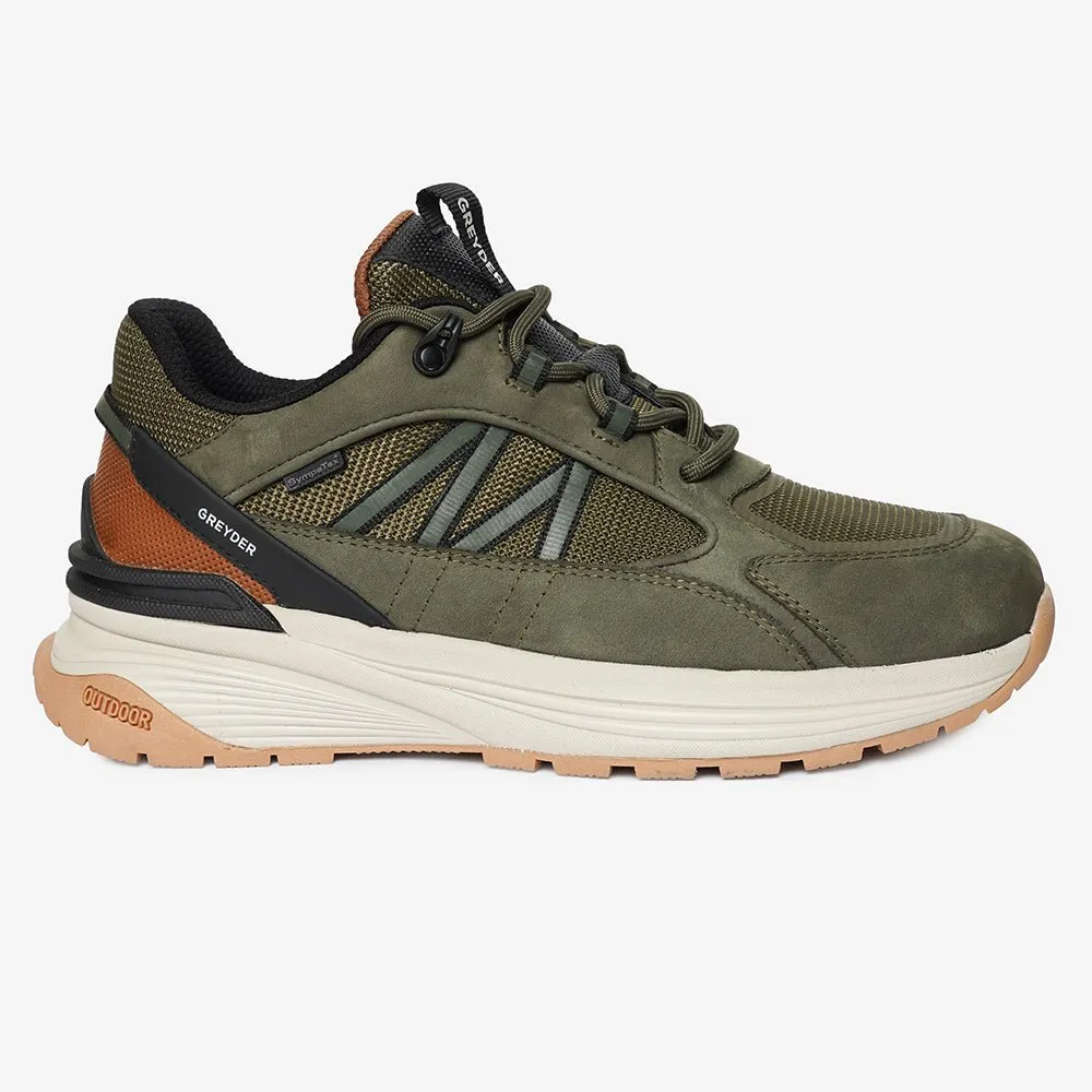 Greyder Men's Stylish Sneakers in Khaki