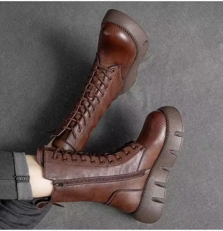 Hudson  Rugged Lace-Up Boots