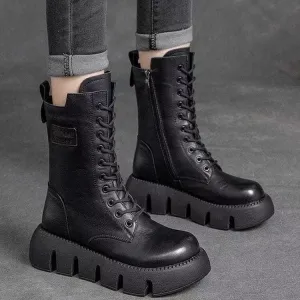 Hudson  Rugged Lace-Up Boots