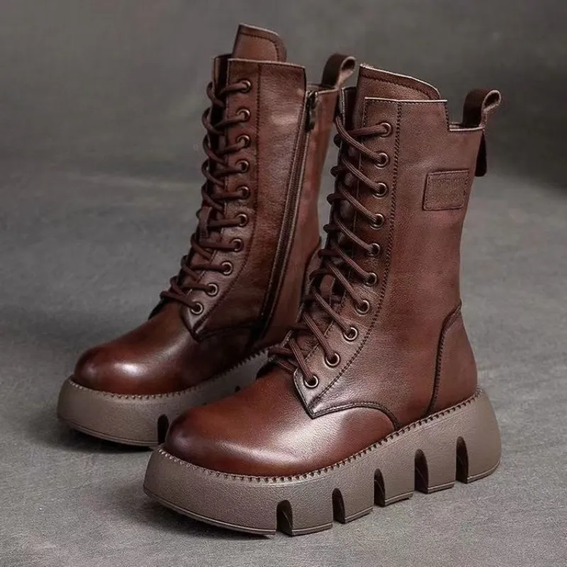 Hudson  Rugged Lace-Up Boots