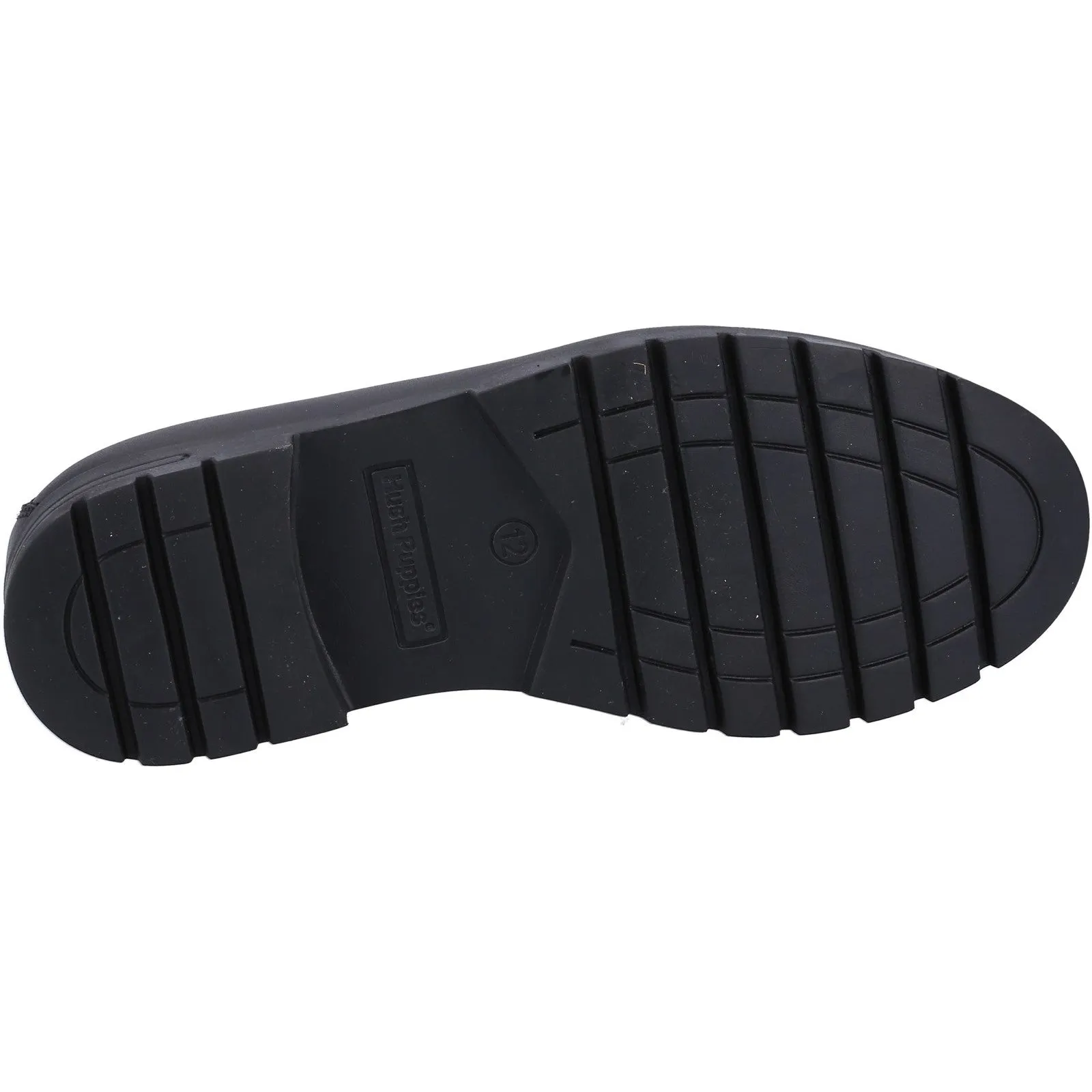 Hush Puppies Girls Hazel Leather School Shoes - Black