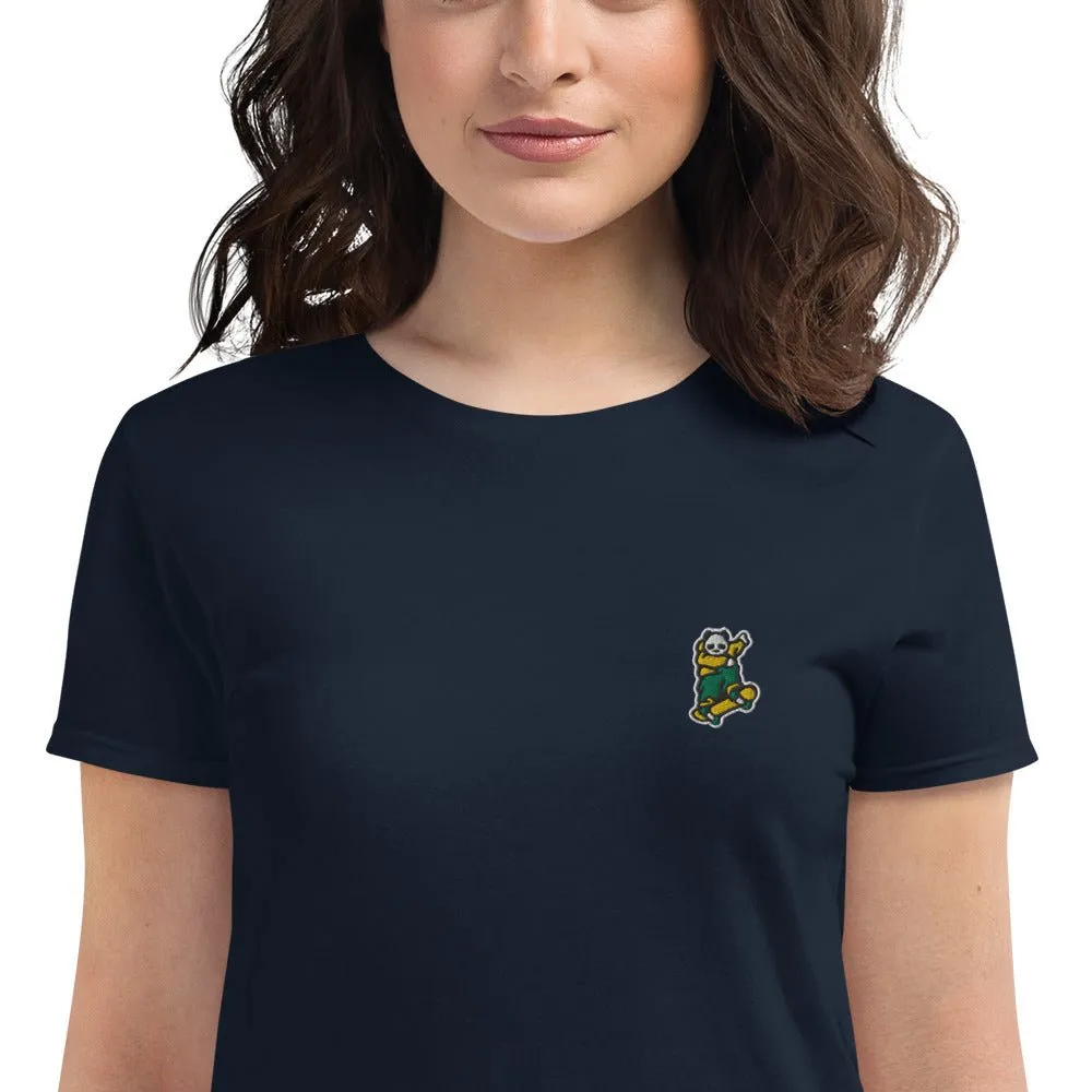 Johnny Xtreme (Skateboarding 2.0) Embroidered Women's T-Shirt