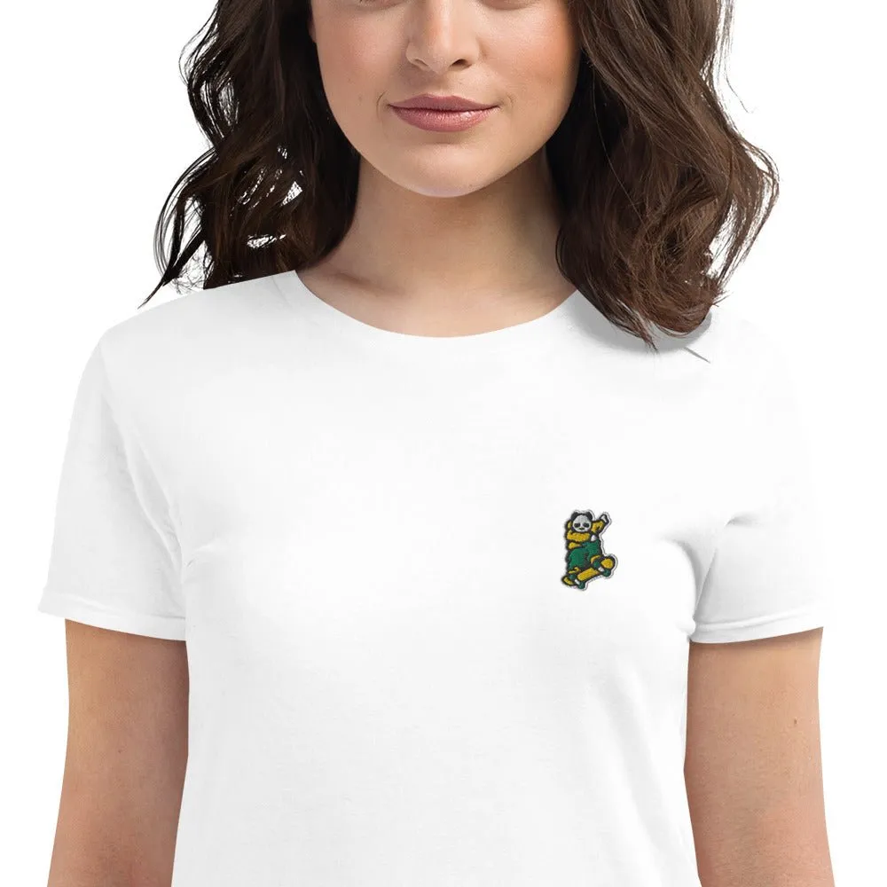Johnny Xtreme (Skateboarding 2.0) Embroidered Women's T-Shirt