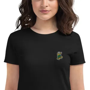 Johnny Xtreme (Skateboarding 2.0) Embroidered Women's T-Shirt