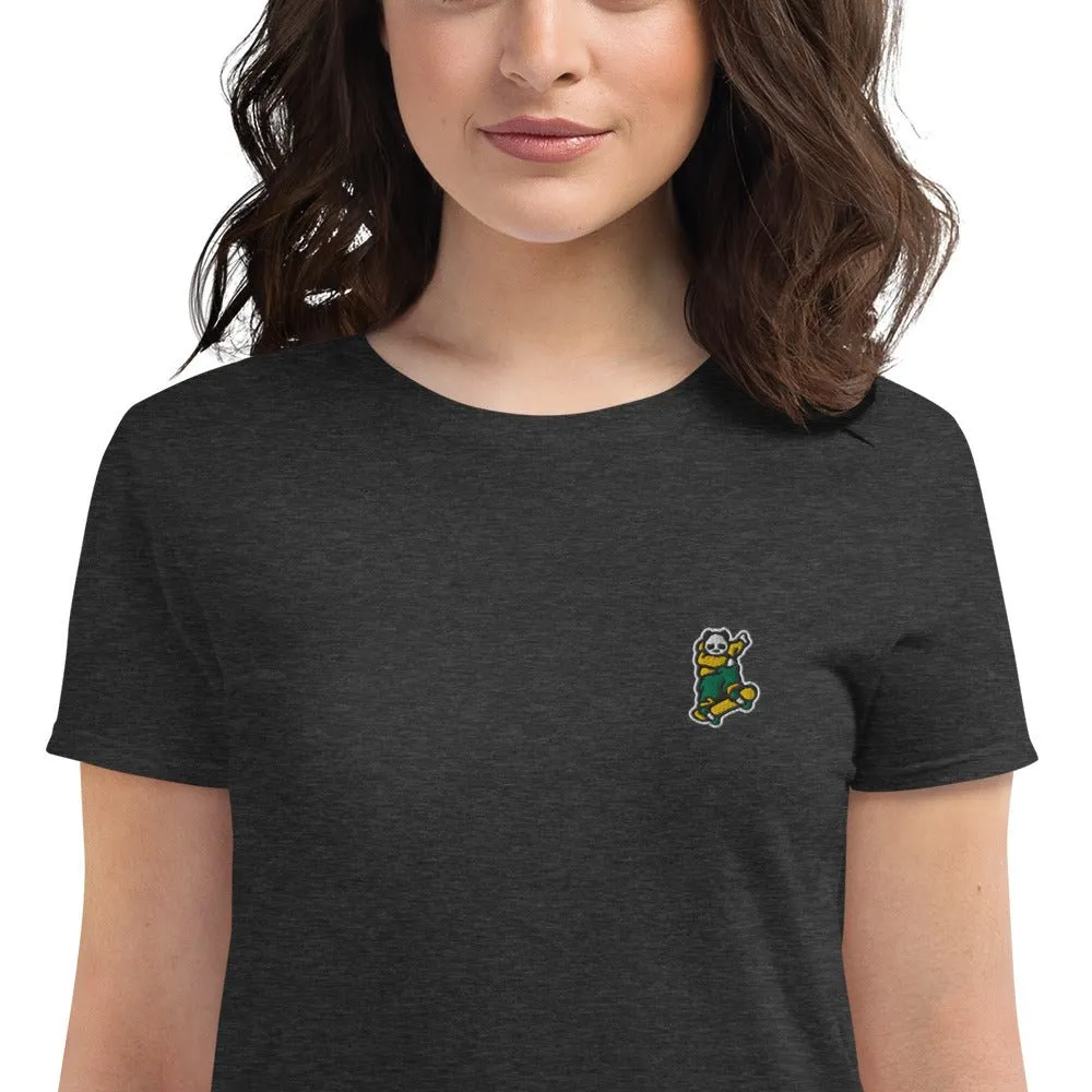 Johnny Xtreme (Skateboarding 2.0) Embroidered Women's T-Shirt