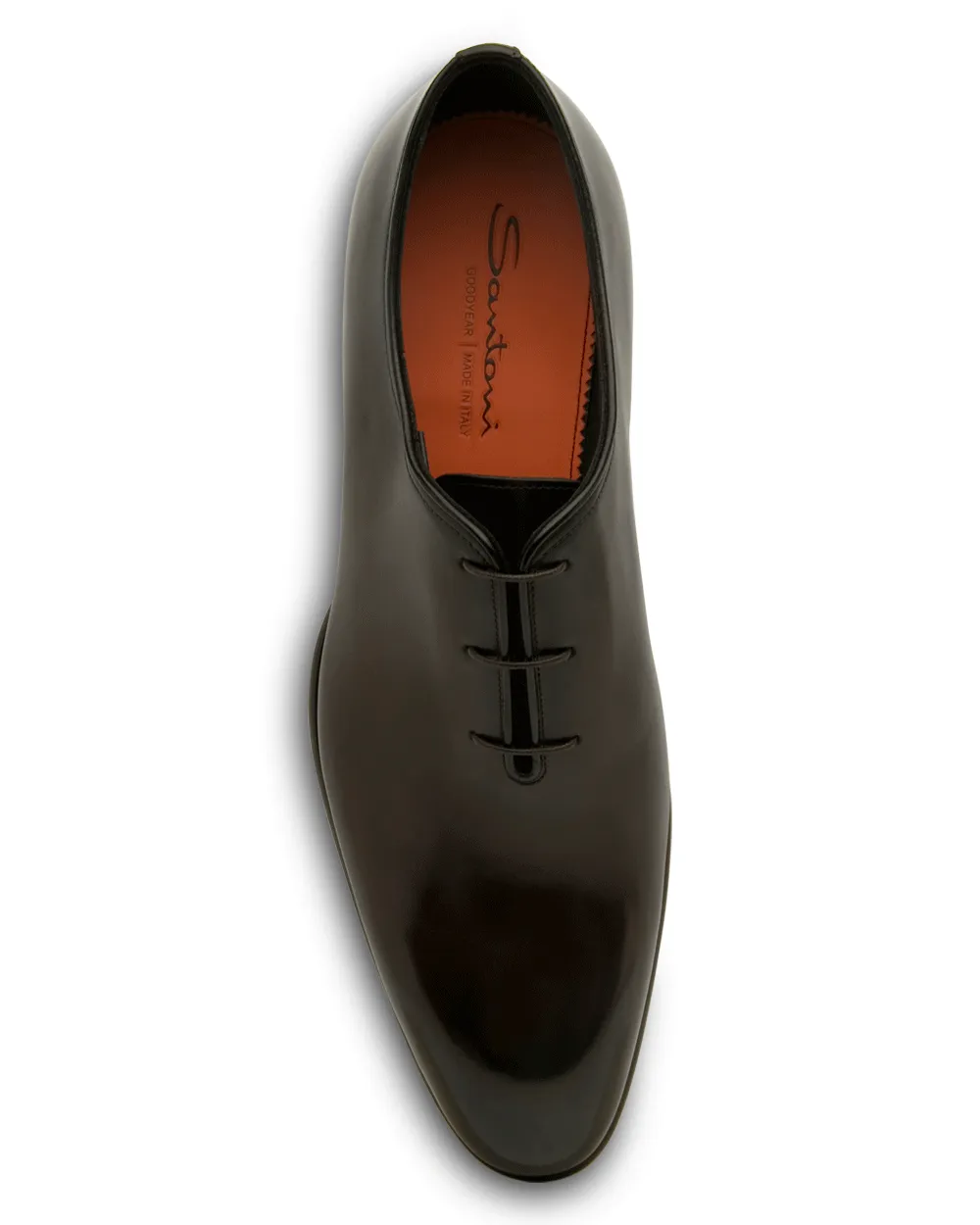 Leather Oxford in Dark Brown