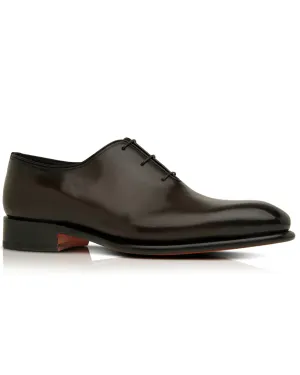 Leather Oxford in Dark Brown