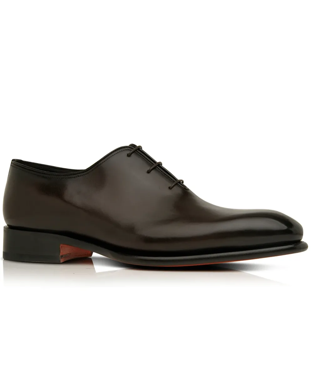 Leather Oxford in Dark Brown