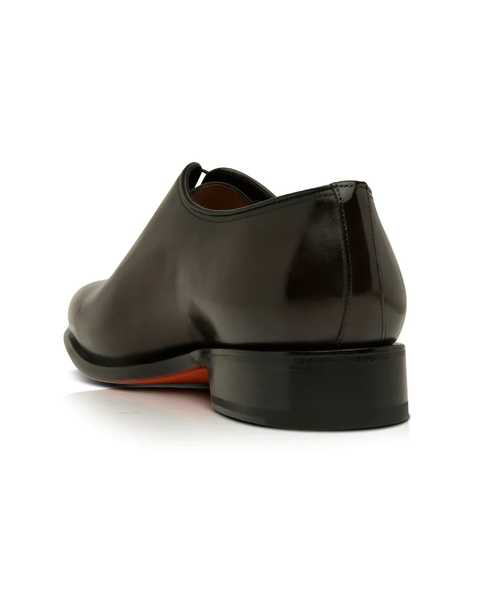 Leather Oxford in Dark Brown