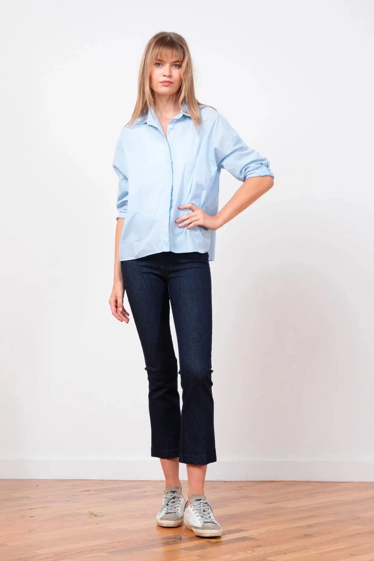 Leo Dark Denim Crop Flare