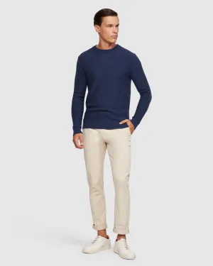 Leon Crew Neck Wool Rich Pullover
