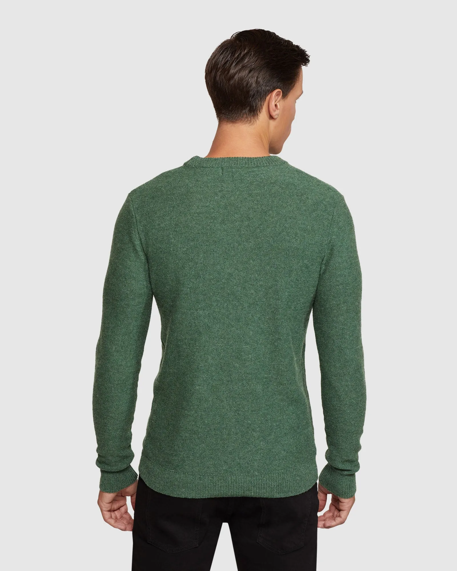 Leon Crew Neck Wool Rich Pullover