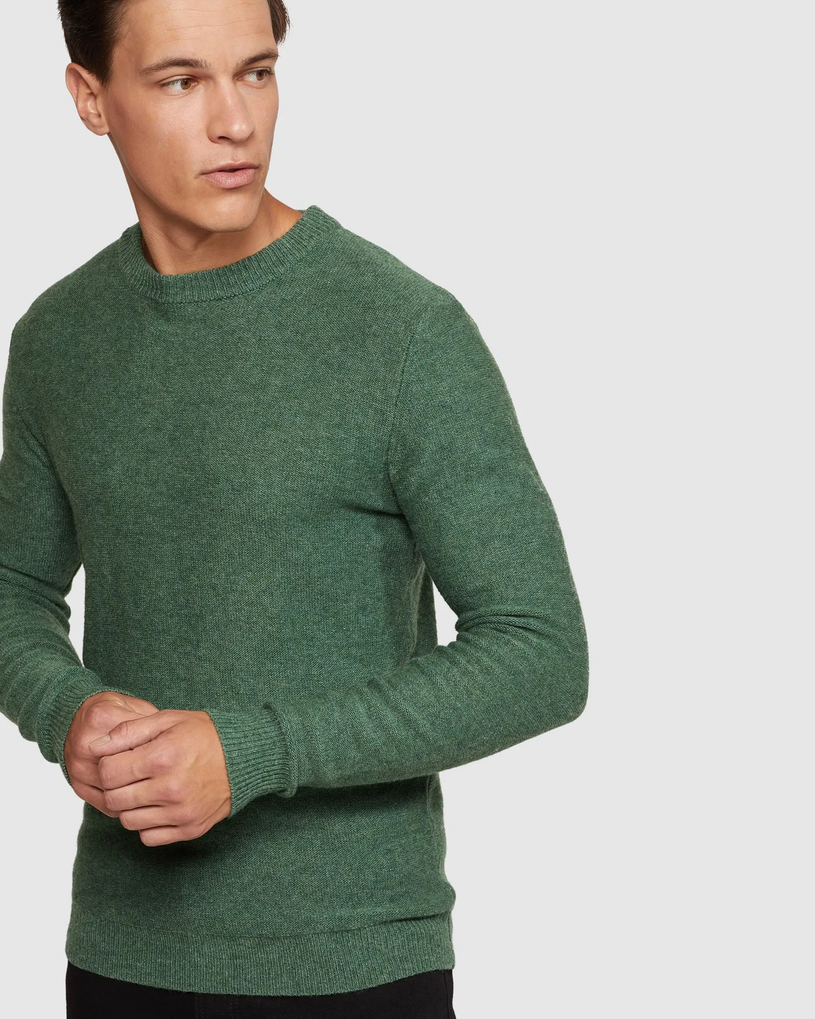 Leon Crew Neck Wool Rich Pullover