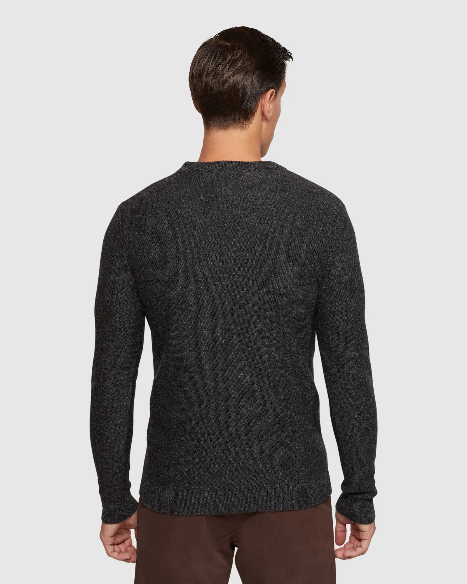 Leon Crew Neck Wool Rich Pullover