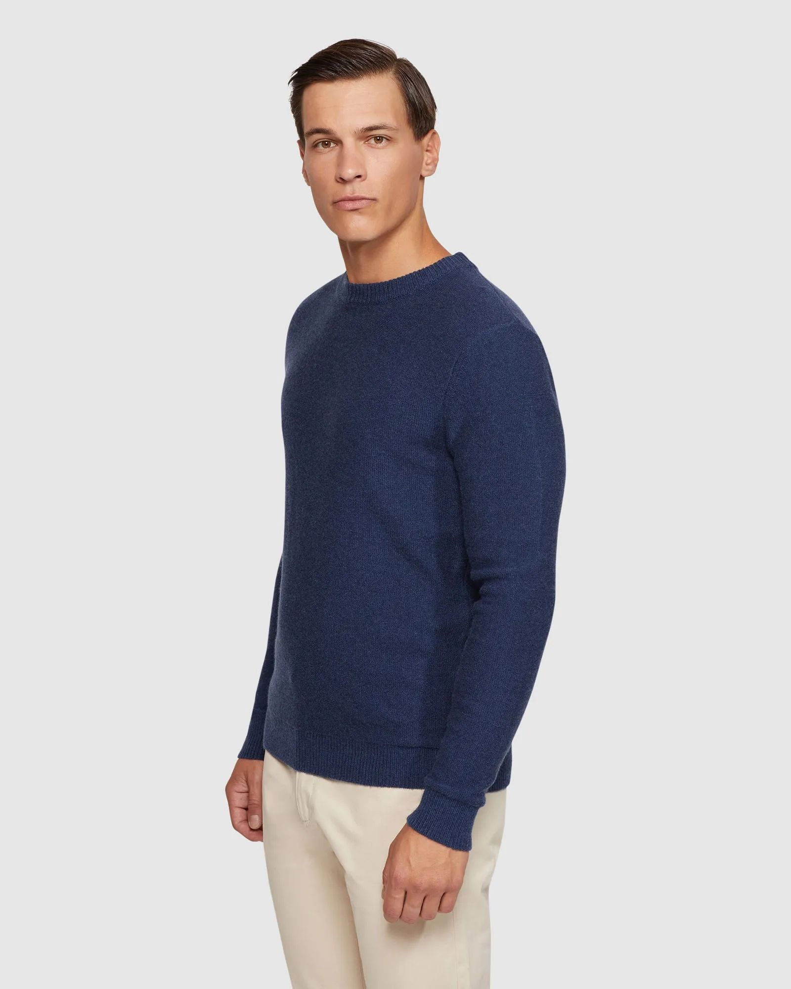 Leon Crew Neck Wool Rich Pullover