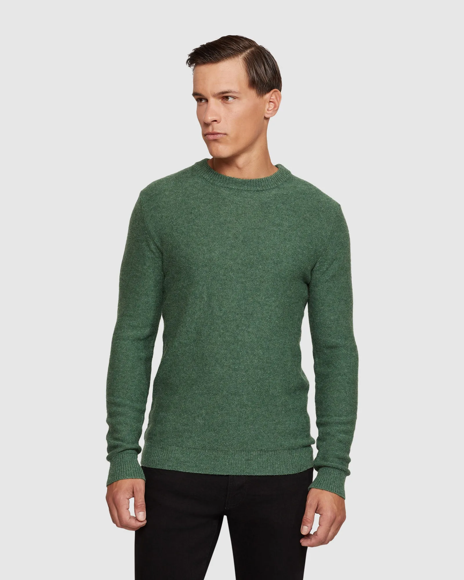 Leon Crew Neck Wool Rich Pullover